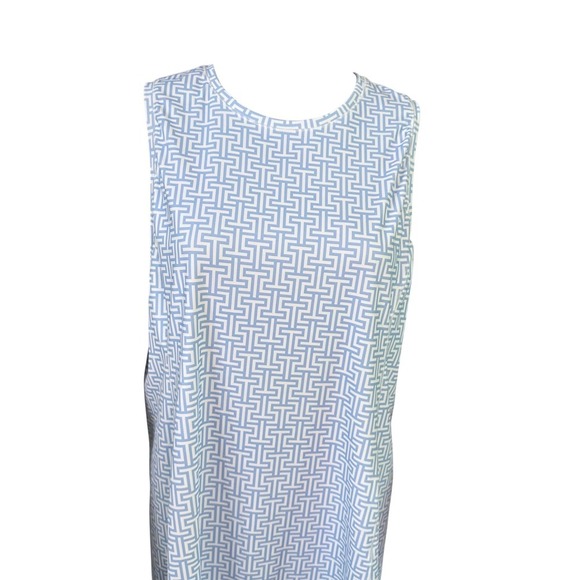 Southern Tide Women's Geometric Print Sleeveless Dress Size L - Picture 4 of 5